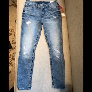 True religion size 30 distressed jeans